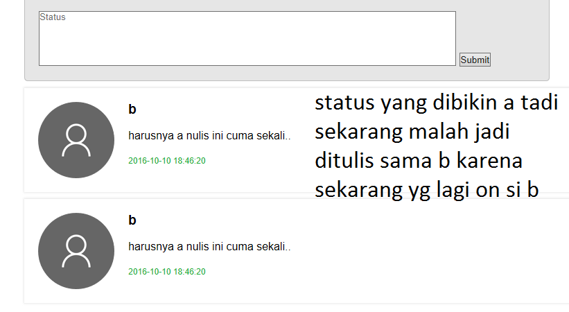 &#91;ASK&#93; nama dari database berubah saat login HELP! (PHP SCRIPT)