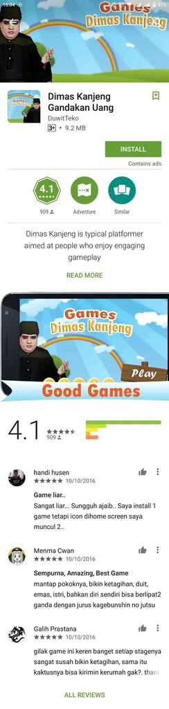 Aplikasi Dimas Kanjeng bertebaran di Google Play, sudah coba?
