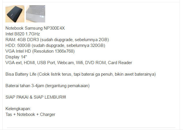 Susahnya Pasang Iklan di OLX