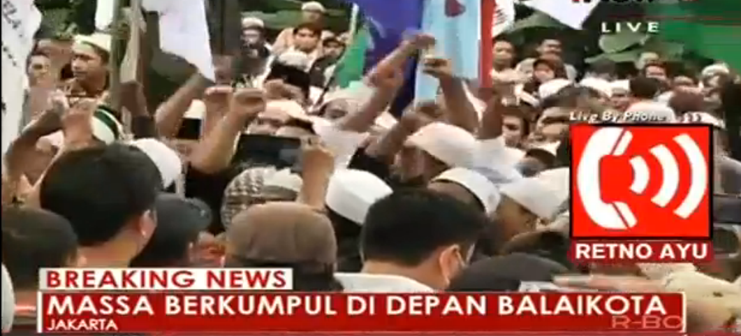 (Breaking news) Demo ahok di balaikota hari ini 