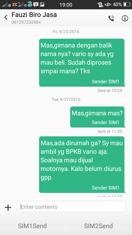 Hati-hati dengan Biro Jasa Amanah Mandiri a/n Fauzi sangat tidak rekomendid