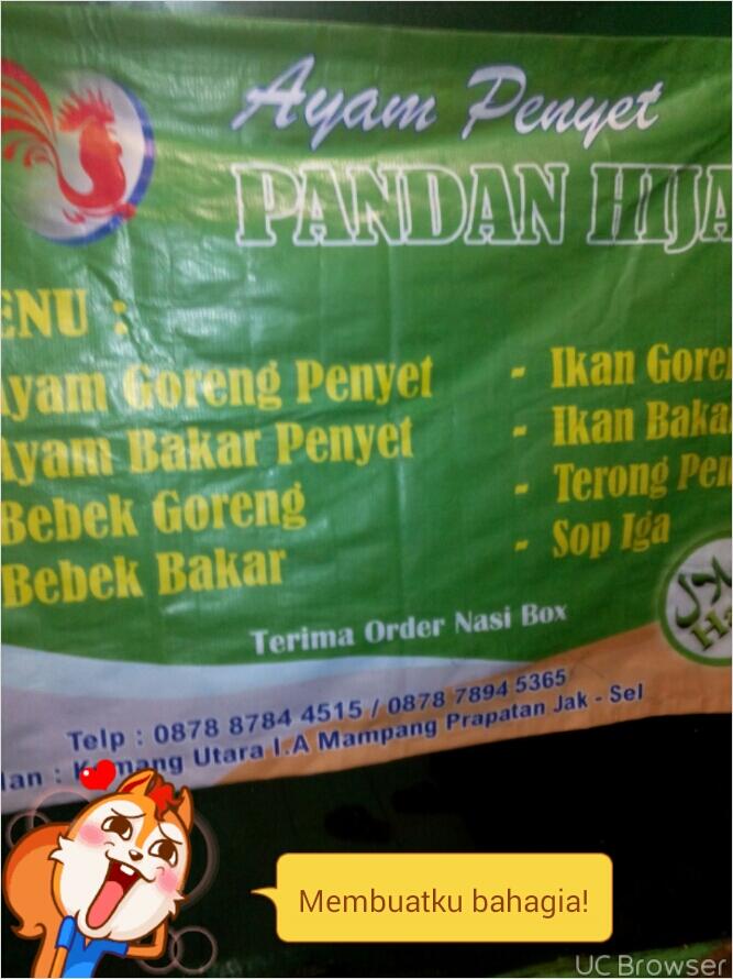 AYAM PENYET PANDAN HIJAU