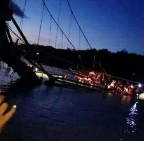 Jembatan Kuning di Bali Roboh, Tiga Orang Tewas