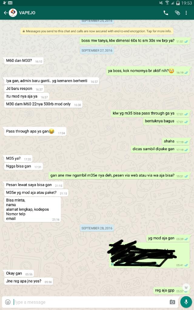 Vapejo Indonesia tidak bisa dihubungi?