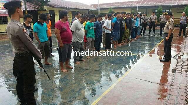 Anarkis dan Serang Proyek PLTP Sarulla, 37 Warga Pahae Jae Ditahan Polres Taput. Ini