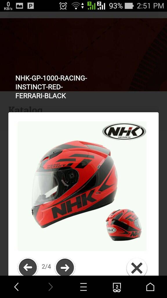 Terjual Helm INK, KYT, MDS, NHK, GM - by Crucify 