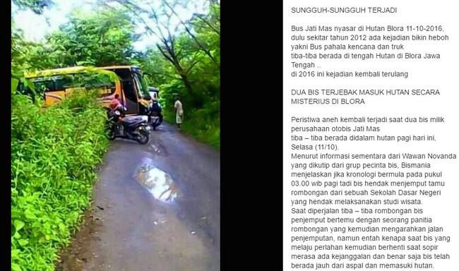 Misteri dan Fakta tentang Bus yang Mendadak Ada di Tengah Hutan Blora