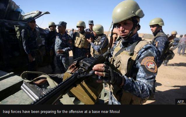 Battle for Mosul: Operation to retake Iraqi city from IS begins