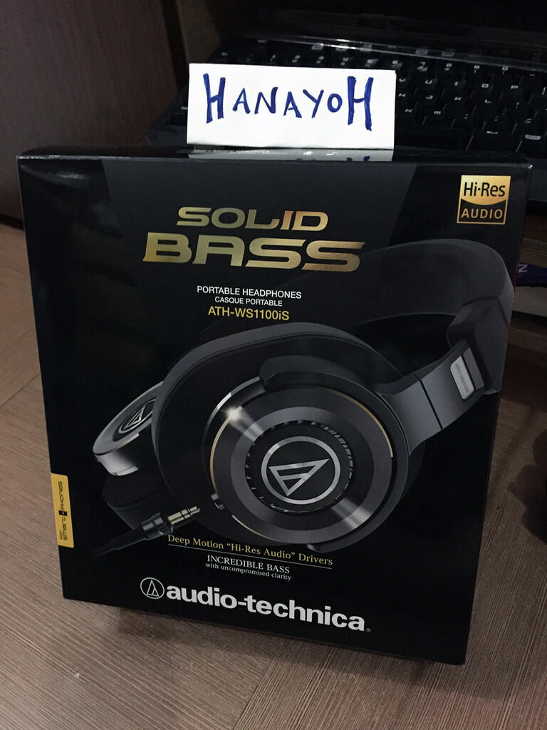  &#91;ERC&#93; AUDIO-TECHNICA HEADPHONE ATH-WS1100iS SOLID BASS 