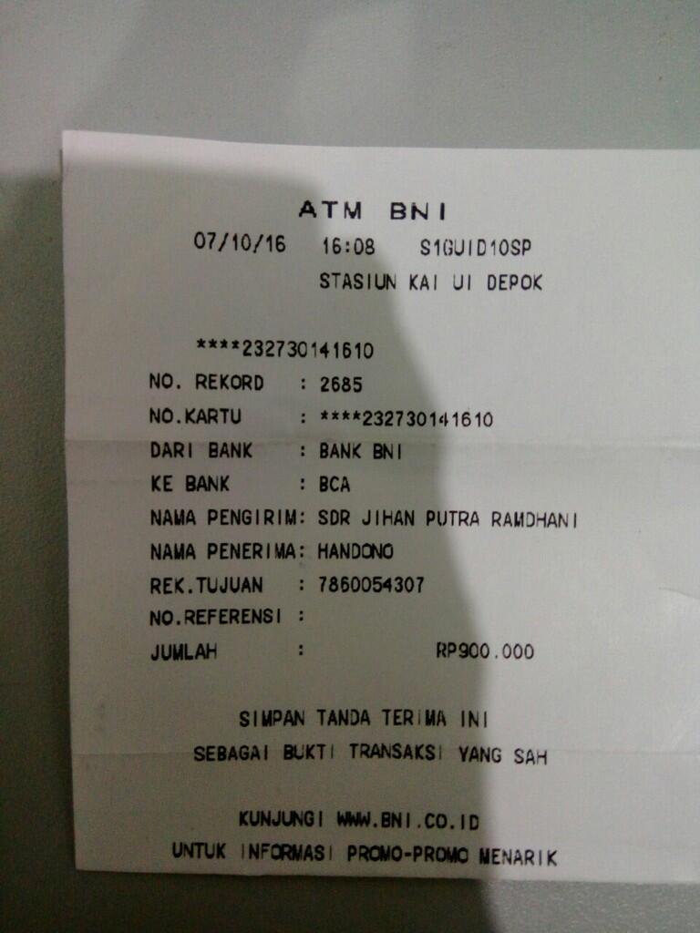 Mohon Bantuannya gan! Penipu jual beli online Harddisk id lae_okat alias Handono