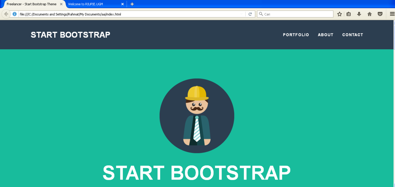 [ASK] Tanya Tentang WebServer, website hanya ter load html saja???