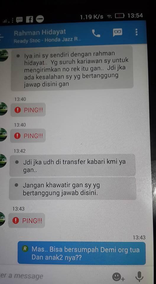 Penipu ini rela bersumpah demi orangtua &amp; istri, eh malah ketipu balik