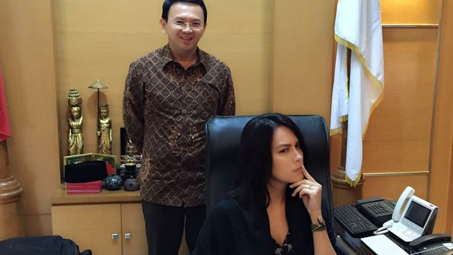 Ahok Izin Veronica Ajak Sophia Latjuba ke Marunda