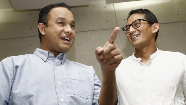 Anies: Dua Tahun Lalu Saya Jubir Jokowi, Sandi Jubir Prabowo