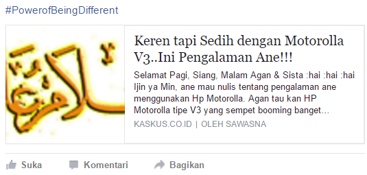 Keren tapi Sedih dengan Motorolla V3..Ini Pengalaman Ane!!!