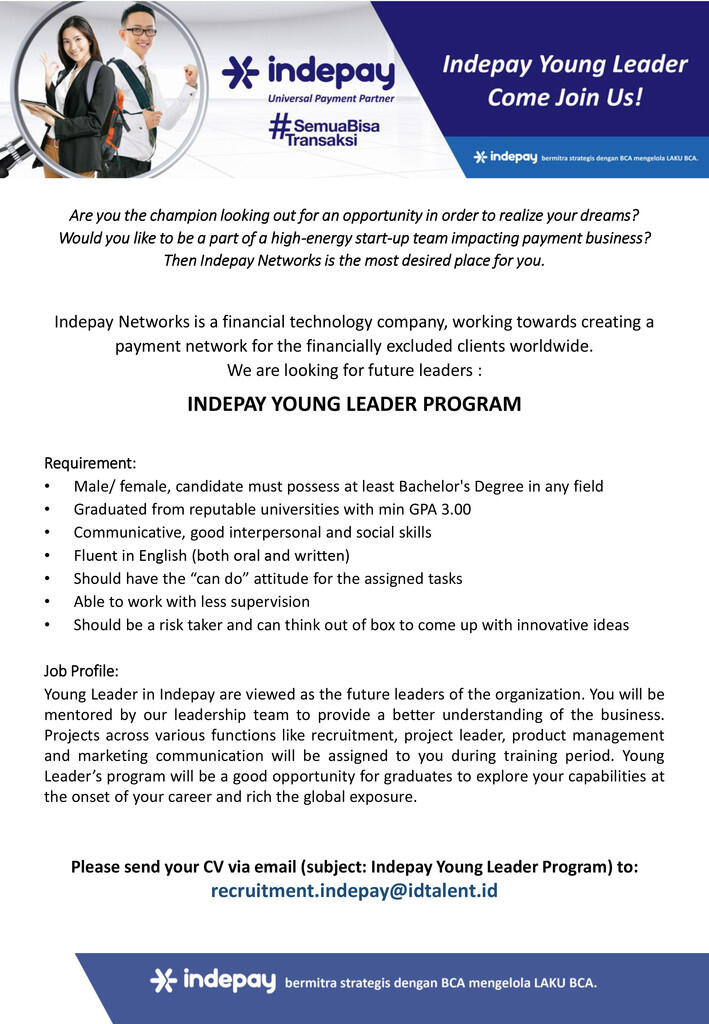 INDEPAY YOUNG LEADER PROGRAM