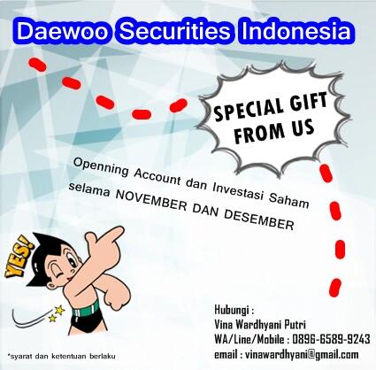 Ayo Investasi Saham! SEGERA (*special gift on November and December)