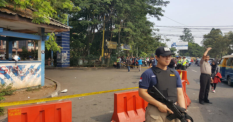 Terduga ISIS Serang Pos Polantas Tangerang, Kapolsek Ditusuk