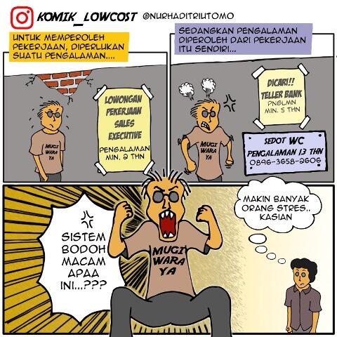 KOMIK_LOWCOST | Balada kehidupan masyarakat Indonesia (Comic Strip)