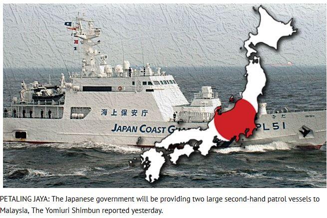 &#91;Hibah News&#93; Malaysia to get two used patrol boats from Japan