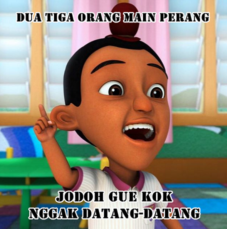 10 Meme kocak Jarjit berpantun ria, kalau jomblo bakal nyesek gan!