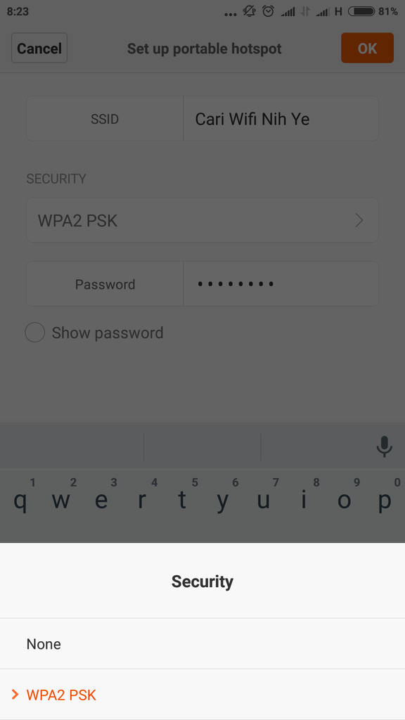Tethering Mobile Hotspot