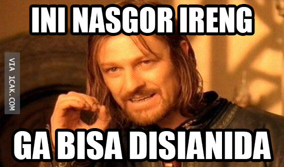 &#91;APALAGIINI&#93; NASI GORENG IRENG YANG MENDUNIA GAN!!!