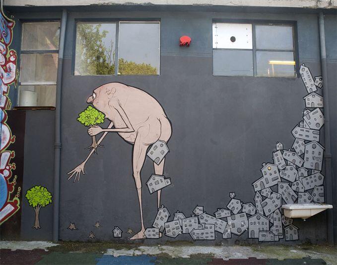Seni Graffiti Ini Menginspirasikan dan Menyadari Kita Semua Betapa Pentingnya...