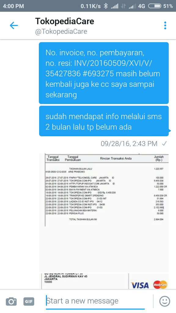 TOKOPEDIA Pengembalian LIMIT CC sangat LAMBAN bikin kesel