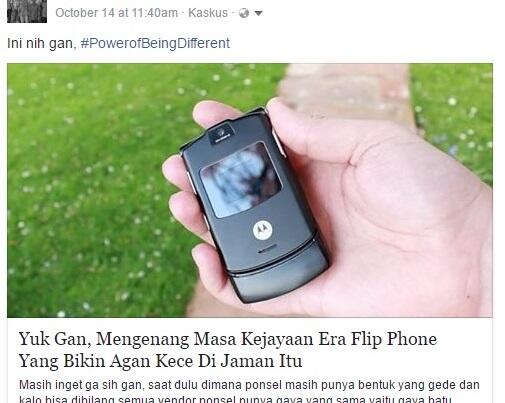 Yuk Gan, Mengenang Masa Kejayaan Era Flip Phone Yang Bikin Agan Kece Di Jaman Itu