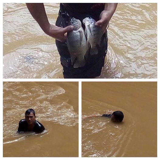 Warga Pamer Tangkap Ikan di Aliran Kali Ciliwung di Facebook, ........(bersambung)