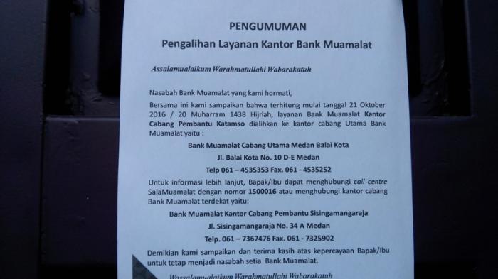 Ada Apa dengan Bank Syariah? Bank Muamalat Tutup 7 Kantor Cabang Pembantu