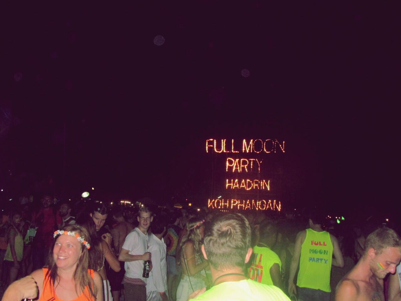 Full Moon Party, Koh Phangan, Thailand. (Pesta Malam Bulan Purnama)