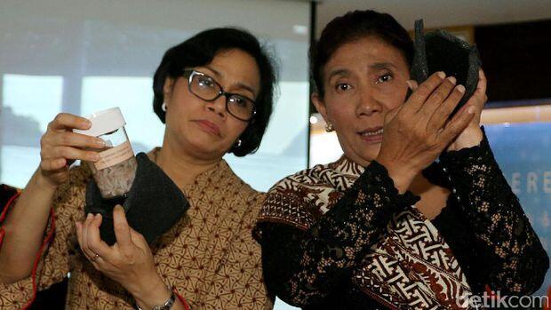 Begini Gaya Duet Maut Sri dan Susi Gagalkan Penyelundupan Bibit Lobster Rp 33 M
