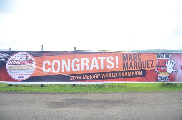 Perayaan Gelar Juara Dunia Marquez di Sentul 