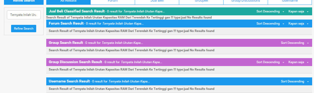 Ternyata Inilah Urutan Kapasitas RAM Dari Terendah Ke Tertinggi gan !!!