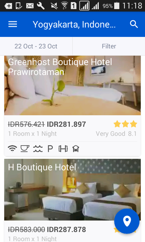 Gratis voucher hotel Rp 300.000 utk sewa/booking kamar Hotel di Seluruh Indonesia