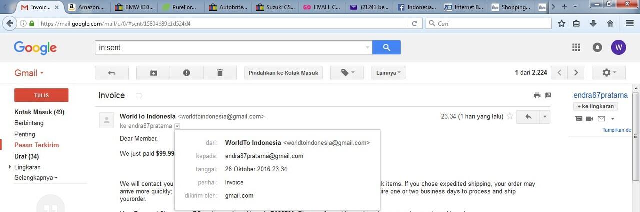 WorldToIndonesia | Jasa Order Dan Import Online Store Ebay, Amazon, Aliexpress Dll