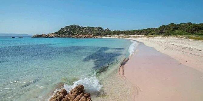 Cantiknya pantai pink di berbagai negara, Indonesia juga punya