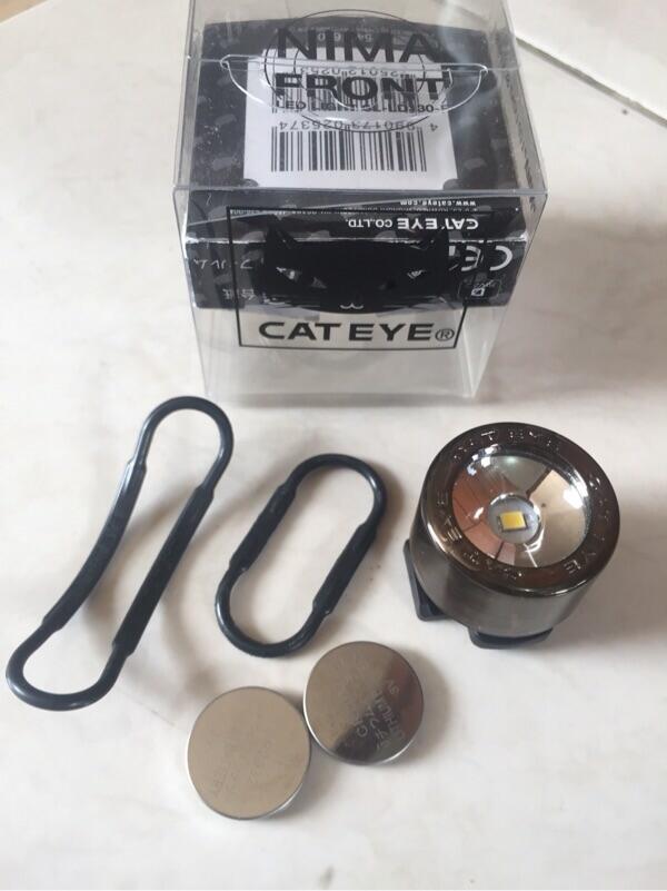 Terjual jual helm  LED nina front cateye bell cateye 