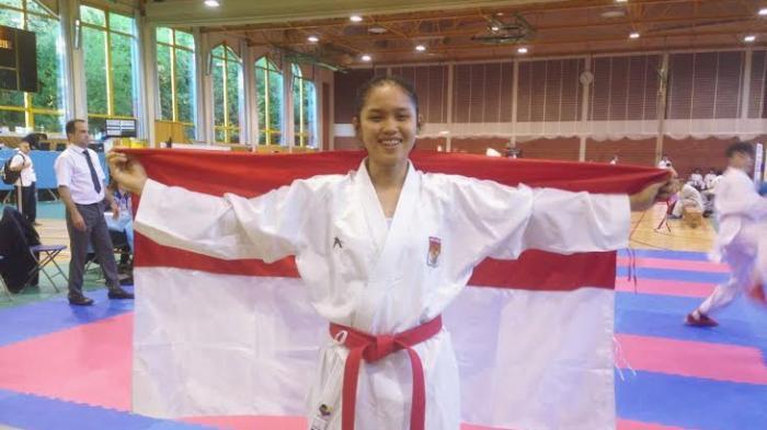 Hebat, Karateka Cantik Indonesia Tekuk 5 Karateka Eropa di Ajang 