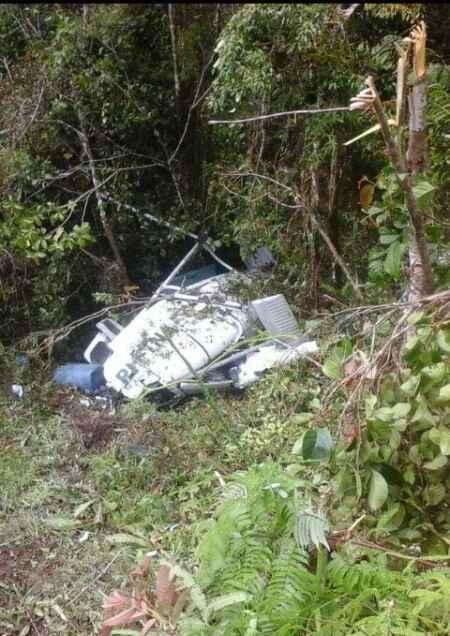 Helikopter Carteran Jatuh di Papua