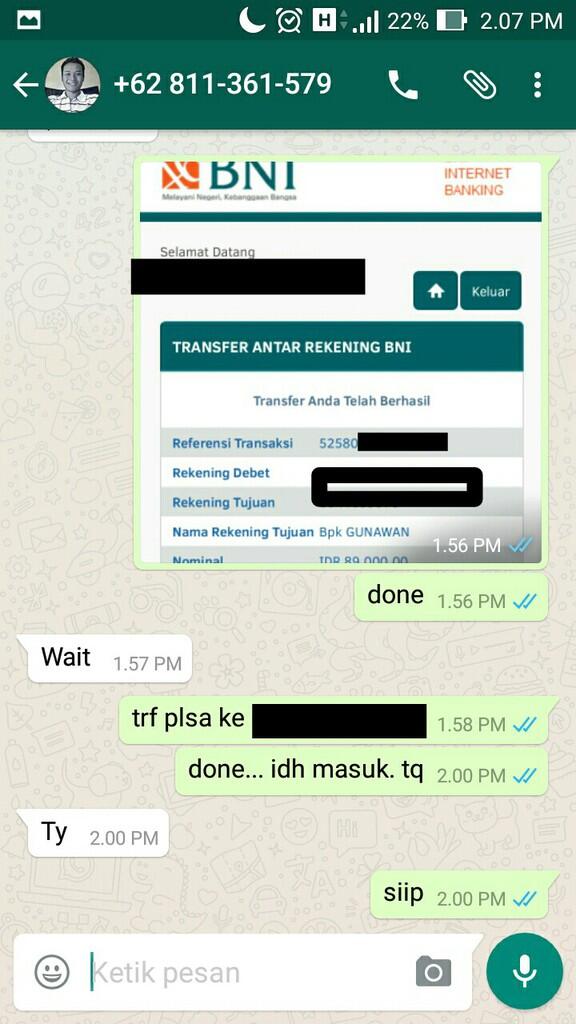 Pulsa Transfer Tsel & Isat