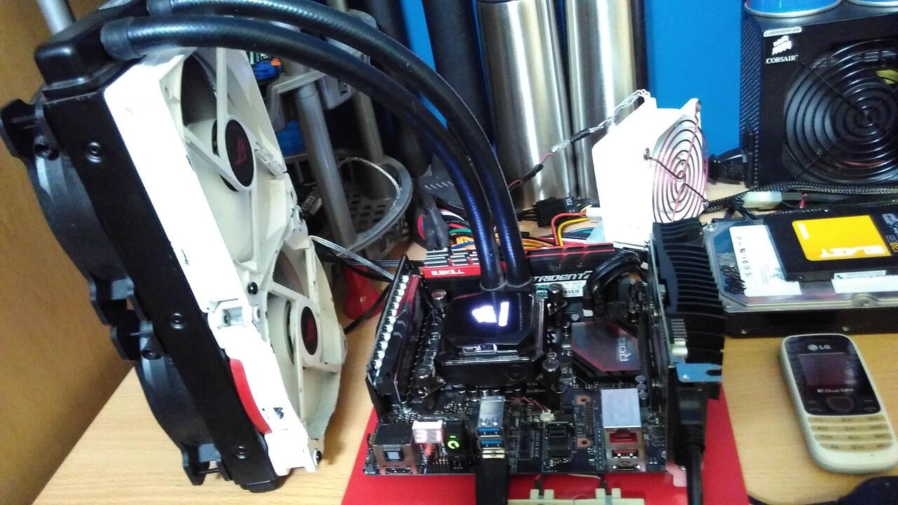 &#91;Cooling&#93; Tes Perbandingan Watercooling AIO Corsair H100i VS Watercooling Custom