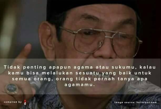 Telaah kalimat sang Gusdur