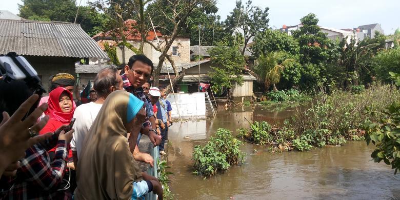 Datang Berkampanye, Ahok Malah Ingin Gusur Warga di Bantaran Kali Kebagusan