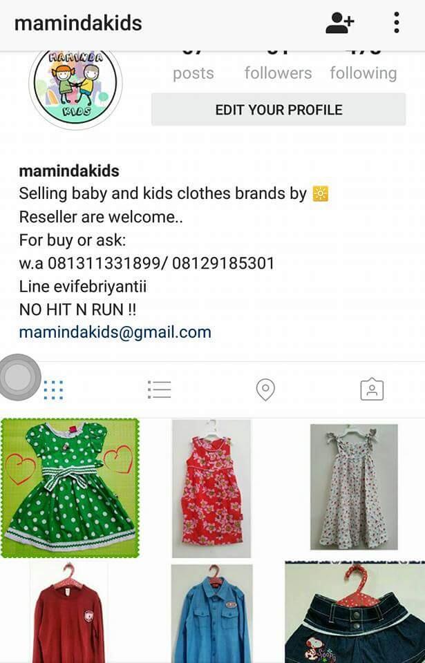 Dicari reseller  baju  bayi  dan anak  branded  cool kids 