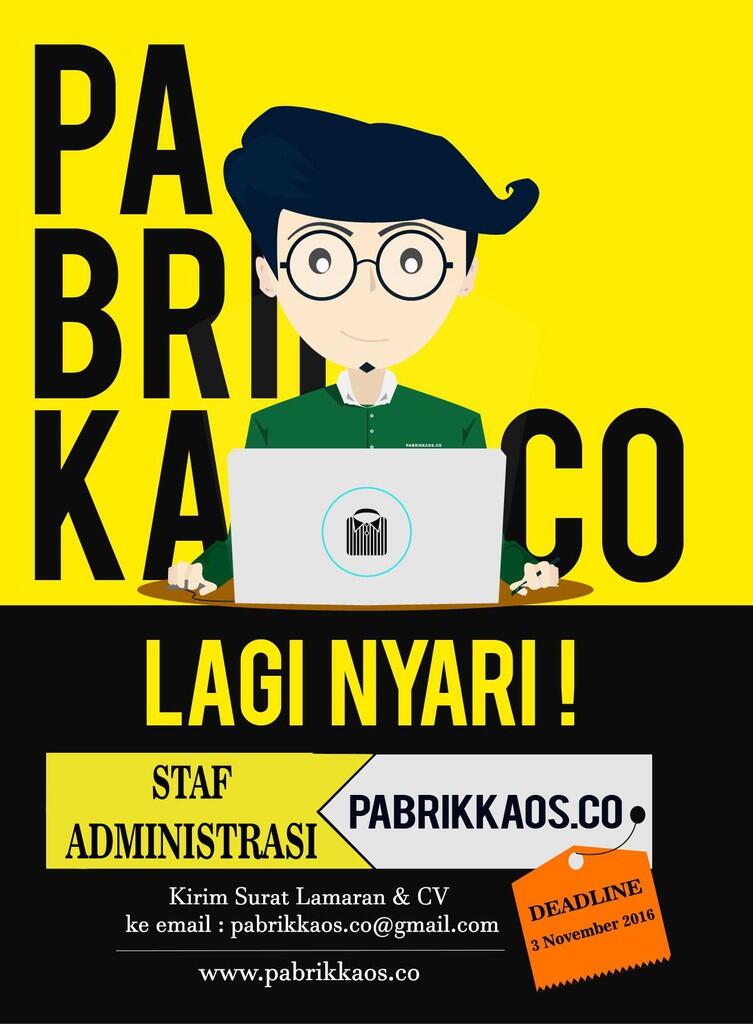 &#91;Margonda-Depo&#93; Lowongan Staf Administrasi di Pabrikkaos.co