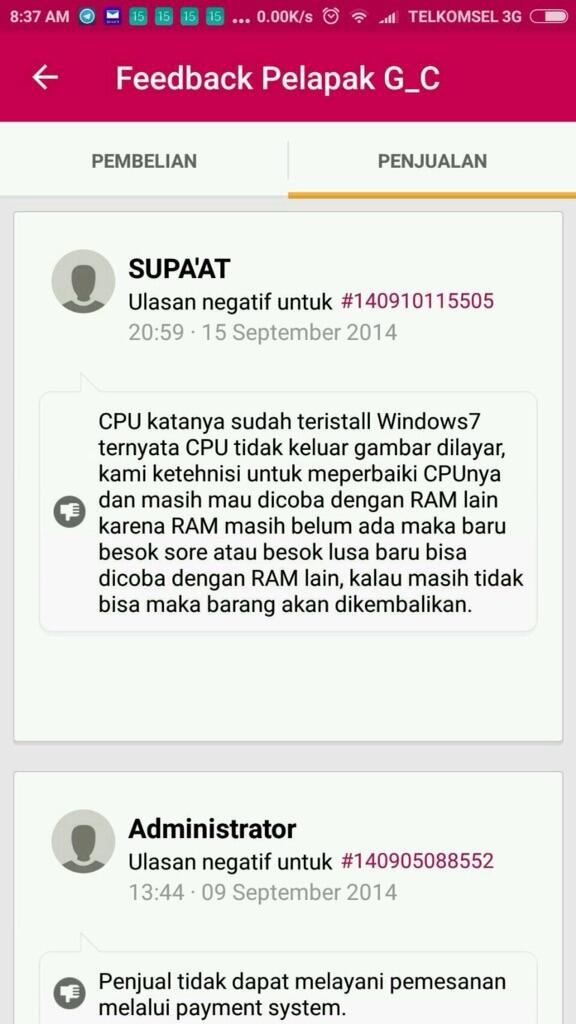 &#91;MODUS PENIPUAN BARU&#93; di Bukalapak