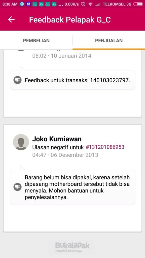 &#91;MODUS PENIPUAN BARU&#93; di Bukalapak